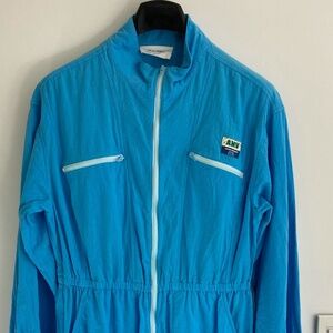 American Vintage cotton jumpsuit, light blue, size M